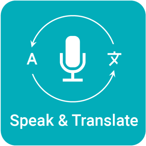 Speak & Translate App Features